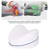 Image 6 : Lot of 2 Ergonomic Leg Pillows; Memory Foam Leg Pillows for Side Sleepers w/ Washable Covers - New