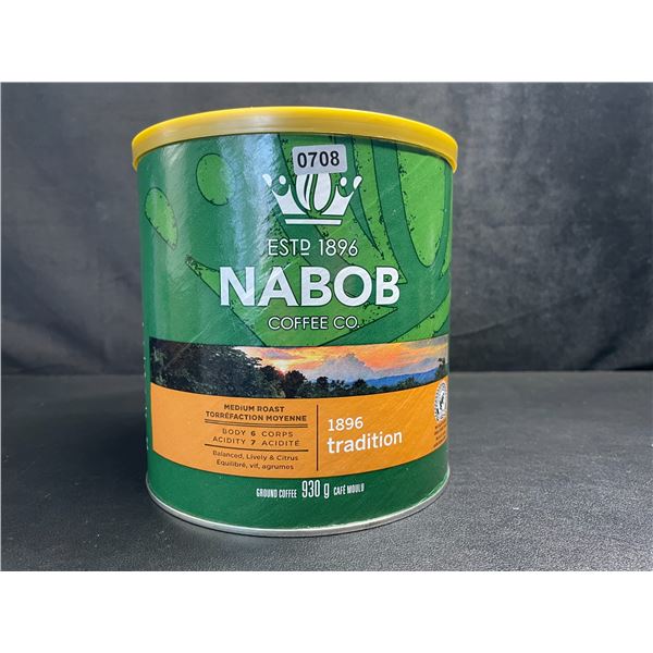 Nabob Medium Roast Ground Coffee (930g Large Tin) Traditional Ground Coffee - New Sealed