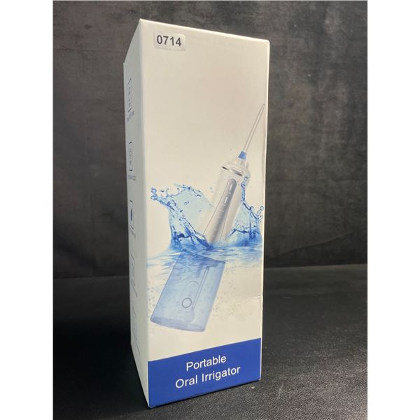 Portable Water Flosser Kit for Teeth Cleaning/Oral Irrigator - 5 Modes, 350ml Tank, Low Noise; New