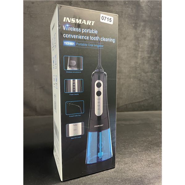 Insmart Portable Water Flosser Kit for Teeth Cleaning/Oral Irrigator - 300ml Tank, 4 Modes - New