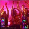 Image 7 : 32.8FT Smart LED RGB Strip Light Kit - Bluetooth/App & Remote Control - Brand New!