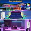 Image 7 : 32.8FT Smart LED RGB Strip Light Kit - Bluetooth/App & Remote Control - Brand New!