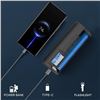 Image 8 : Smart Air Pump/Cordless Portable Electric Tire Inflator with Power Bank Function & LED Light - New