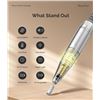 Image 8 : MelodySusie Professional 30,000RPM Electric Nail Drill; Rechargeable/Portable/High Speed - New