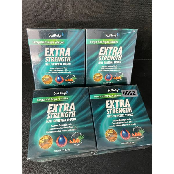 4 Boxes of Swiftalyn Extra Strength Nail Renewal Liquid (30ml) Fungal Nail Repair Solution - New