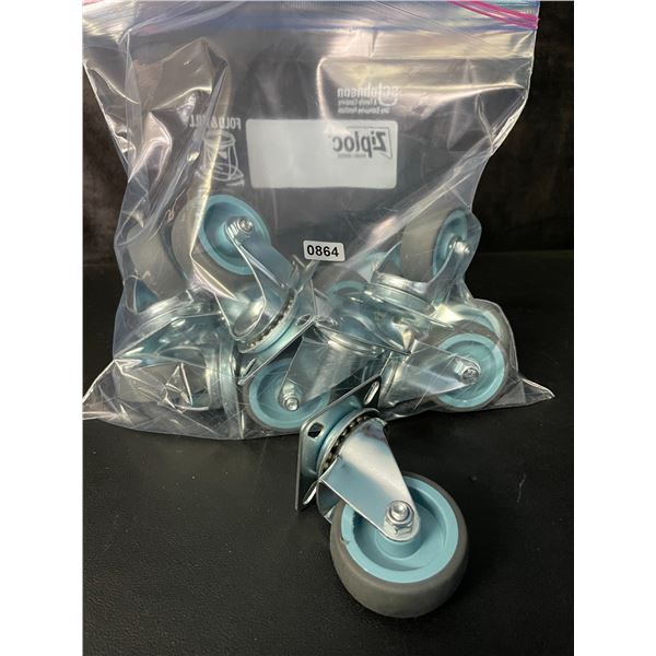 12PC 2" Swivel Caster Wheels - New