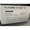Image 4 : 60-Piece Flatware Cutlery Set - Stainless Steel Silverware Set - New