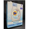 Image 1 : Tide Ultra Concentrated Free & Gentle Eco-Box Liquid Laundry Detergent (3.1L) 96 Loads - New