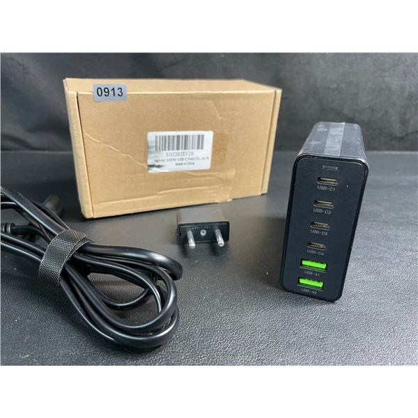 6-Port Fast Charger Station; 100W-Total USB-C Charging Block (4x USB-C Ports & 2x USB-A Ports) - New