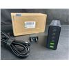 Image 1 : 6-Port Fast Charger Station; 100W-Total USB-C Charging Block (4x USB-C Ports & 2x USB-A Ports) - New
