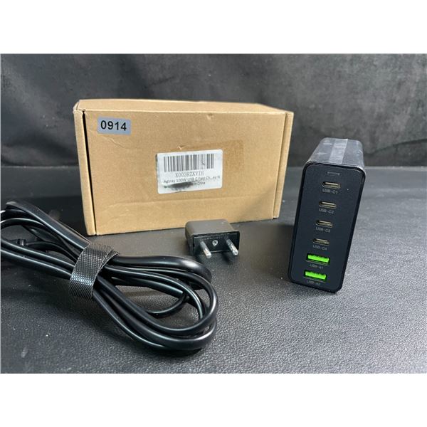 6-Port Fast Charger Station; 100W-Total USB-C Charging Block (4x USB-C Ports & 2x USB-A Ports) - New