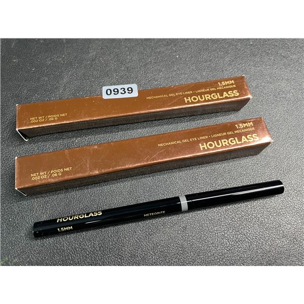 Lot of 2 Hourglasss 1.5mm Mechanical Gel Eye Liners; Shade: Meteorite - New
