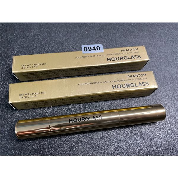 Lot of 2 Hourglass Phantom Volumizing Glossy Lip Balms (1.7g) Shade: Lucid (#155) - New