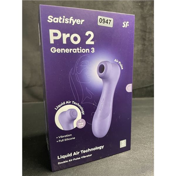 Satisfyer Pro 2 Generation 3 Double Air Pulse Vibrator Sex Toy/Sucking Clitoral Stimulator - NEW