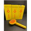Image 1 : 3 Pet Hair Slicker Brushes - Easy One-Click Hair Remover Button - New