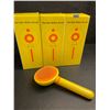 Image 1 : 3 Pet Hair Slicker Brushes - Easy One-Click Hair Remover Button - New