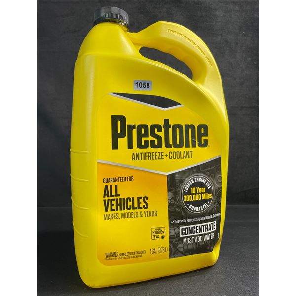 Prestone Antifreeze Coolant (3.78L Jug) Concentrate (Must Add Water) - New
