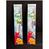 Image 2 : 2 Pink Unicorn Rainbow Themed Kids Watches - Excellent for Kids Learning Time! - New