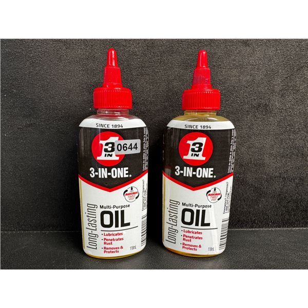 2 118ml Bottle of 3 IN 1 Multipurpose Oil - New