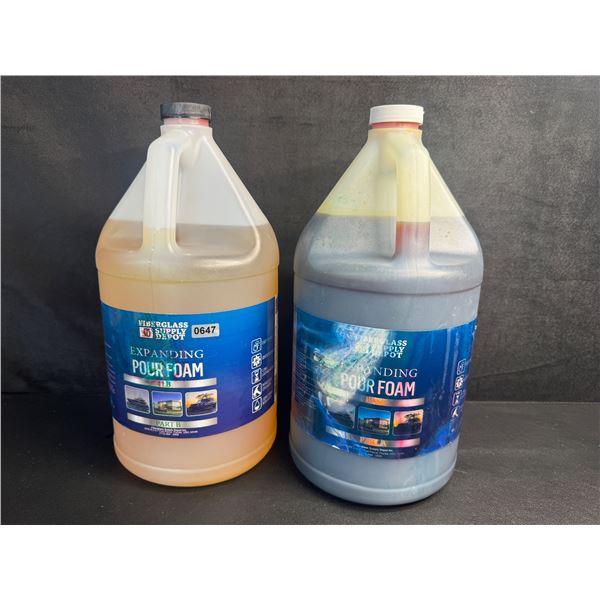 Fiberglass Supply Depot Density Expanding Pour Foam 2 Part A/B 4LB Closed Cell Foam - New