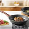 Image 2 : Classic Swiss Non Stick 28cm Frying Pan with Wooden Handle - New No Box