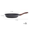 Image 3 : Classic Swiss Non Stick 28cm Frying Pan with Wooden Handle - New No Box
