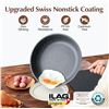 Image 4 : Classic Swiss Non Stick 28cm Frying Pan with Wooden Handle - New No Box