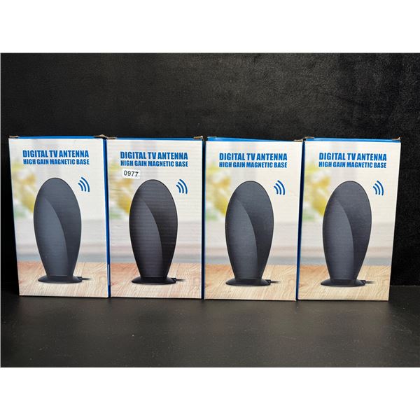 4 Digital HDTV Antennas - Watch Free HDTV - New