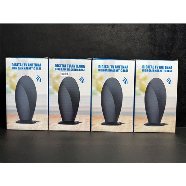 4 Digital HDTV Antennas - Watch Free HDTV - New