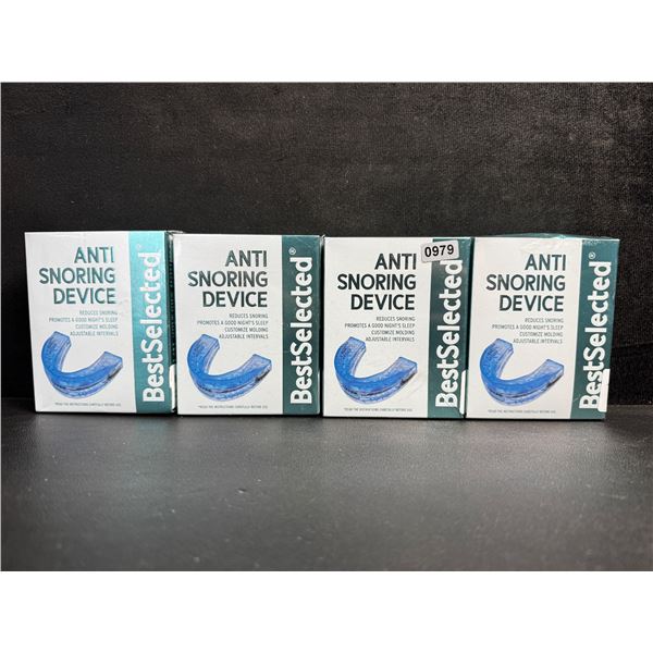4 Anti Snoring Custom Moldable Mouth Guards - New