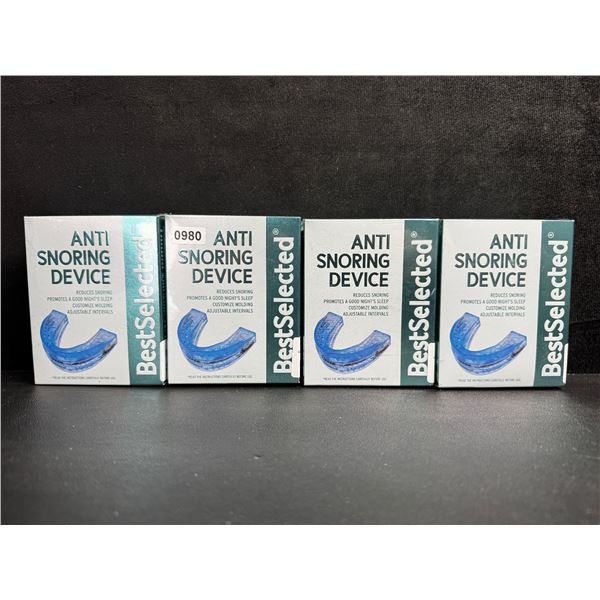 4 Anti Snoring Custom Moldable Mouth Guards - New