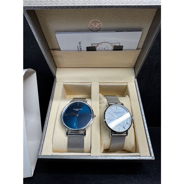 Victoria Hyde London Mens and Womens Matching Watch Set - New