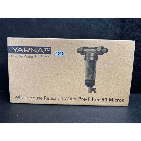 Yarna PF-50u Whole Home Water Pre Filter - 50 Micron Filtering - New