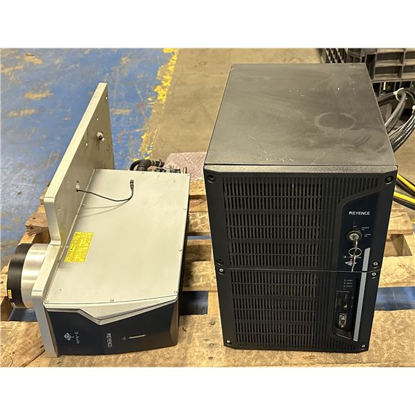 Keyence #MD-X1500 3-Axis Hybrid Laser Marker w/Power Supply / Controller