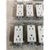 Image 3 : Bestten 15A Decorator Receptacle Outle White 10 Pack