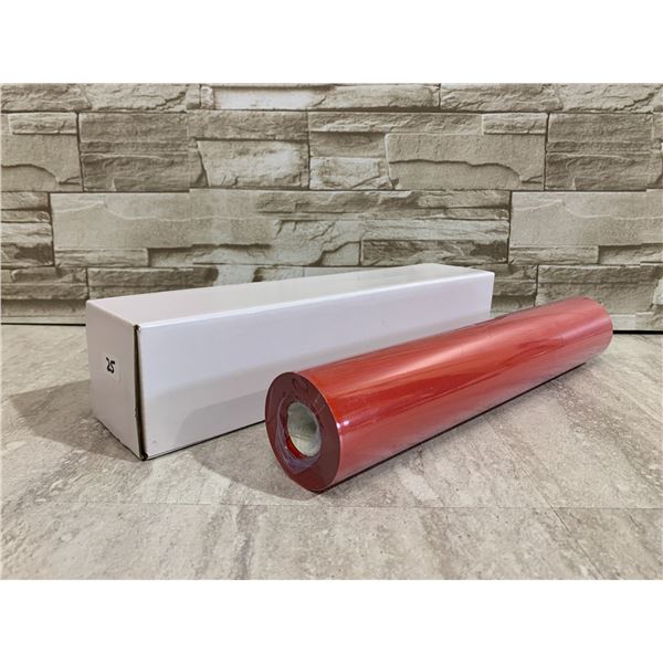 HTV 12" X 25Ft Red Heat Transfer Vinly Roll Iron On for T Shirts Cricut All Cutting Machines