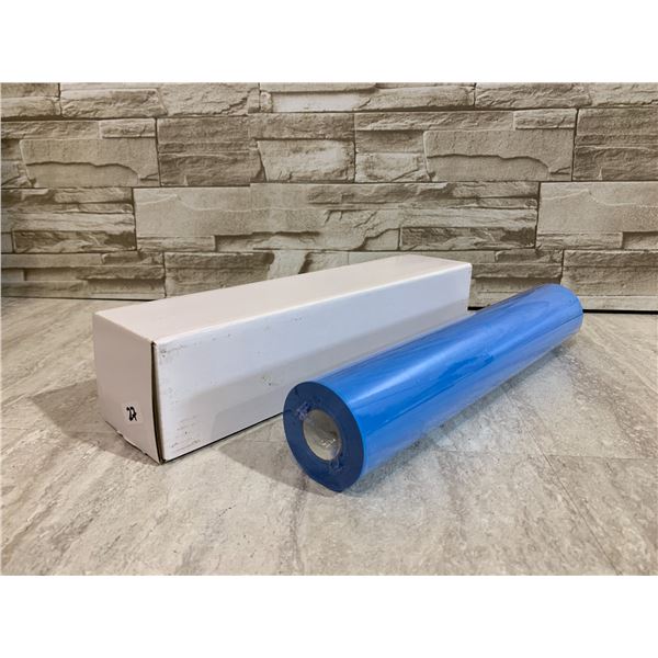 HTV 12" X 25Ft Blue Heat Transfer Vinly Roll Iron On for T Shirts Cricut All Cutting Machines
