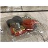Image 3 : Car Battery Terminal Ends Connectors Positive Negative 2 Pcs