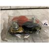 Image 4 : Car Battery Terminal Ends Connectors Positive Negative 2 Pcs