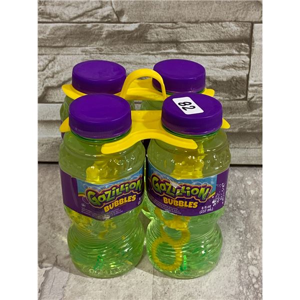 Gazillion Bubbles 4 Pack 237ml Per Bottle