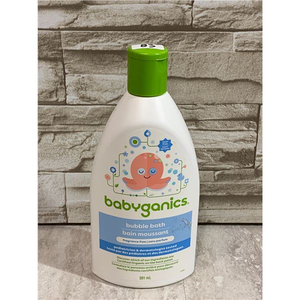 Babyganics Bubble Bath Fragrance Free 591ml