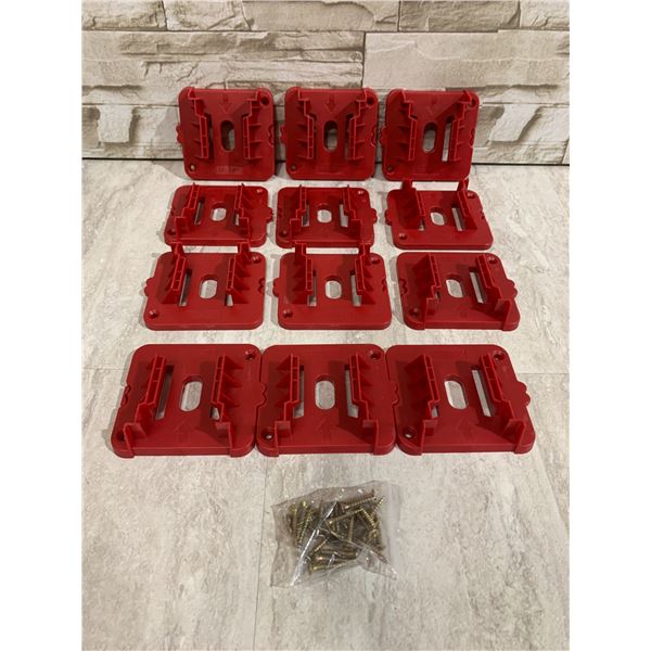 Battery Holders Designed For Storing Milwaukee M18 18V Batteries 10 Pack