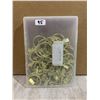 Image 1 : Gold Coloured Metal Curtain Rings With Drapery Clips
