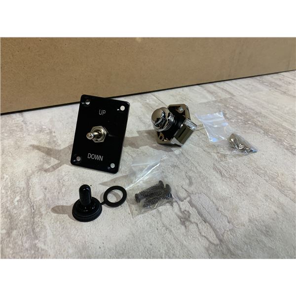 Cabinet Lock And A Toggle Switch