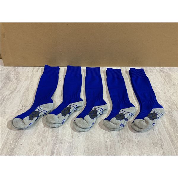 APTESOL - Youth Cushion Socks - 5 Pack Blue - Small - Girls