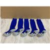 Image 1 : APTESOL - Youth Cushion Socks - 5 Pack Blue - Small - Girls