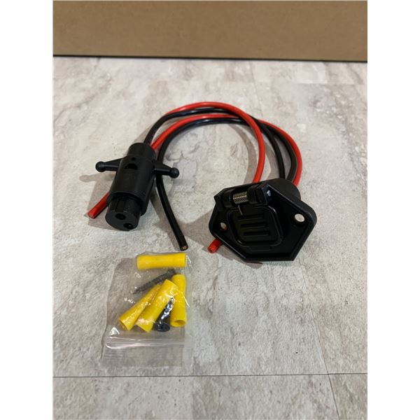 12V Trolling Motor Plug Kit - 10 Guage Wire - Quick Connect
