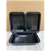 Image 1 : 3 Pack of Lyellfe Rectangle Baking Pans = 13 x 9 inch