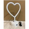 Image 5 : Heart Shaped LED Lamp
