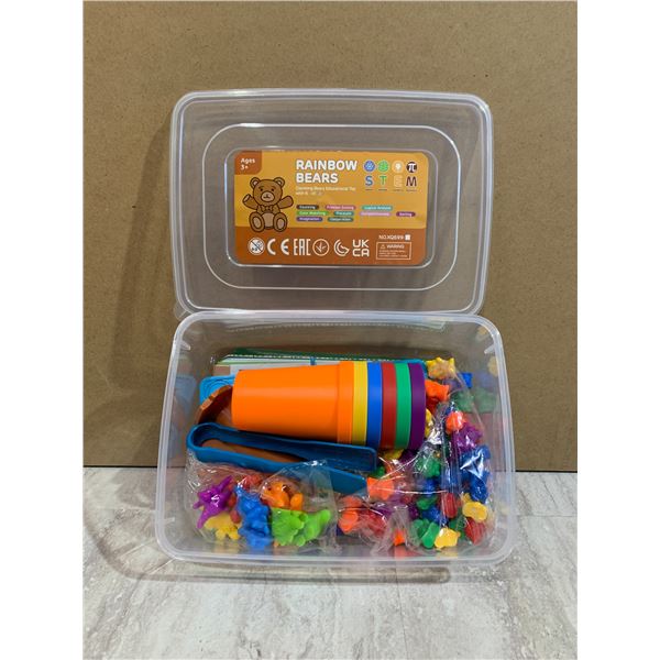 Rainbow Bear - Counting Bears Educational Toy with 6 Colors